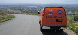 Water Damage Madison Van Navigating To Job Location