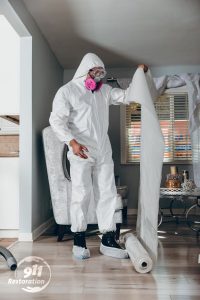911-Restoration-mold-removal-roller-Middle-Tennessee